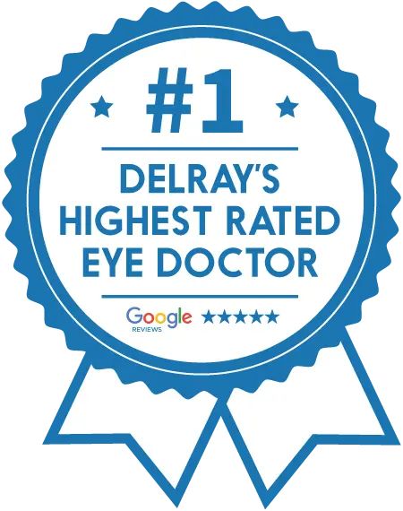 best eye doctor in delray badge